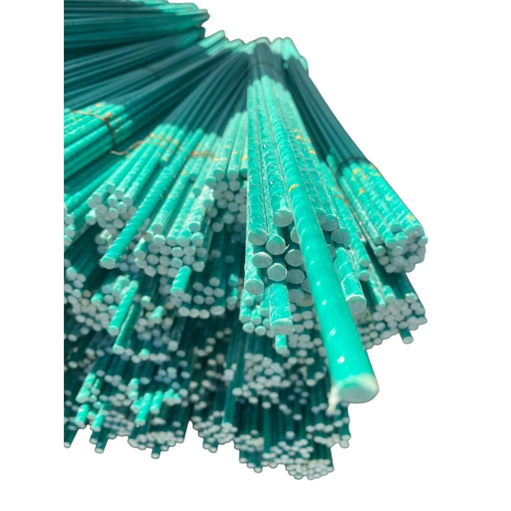Set 10 x tija fibra de sticla 1.5 metri, 4 mm grosime, verde Set 10 x tija fibra de sticla 1.5 metri, 4 mm grosime, verde