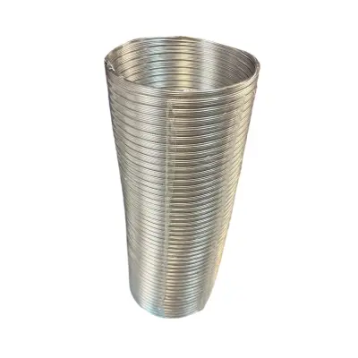 Tub flexibil aluminiu pentru hota D 100mm, 1.5m