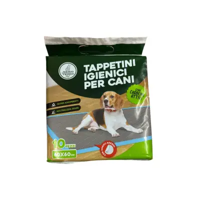 Paturica absorbanta pentru caini cu adeziv carbon 60x60cm 10buc/set