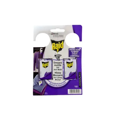 Anti molii gel lavanda 30 g x 2 buc Raid