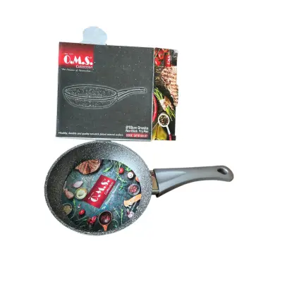 Tigaie antiaderenta cu finisaj granit Gri 32x8cm, OMS