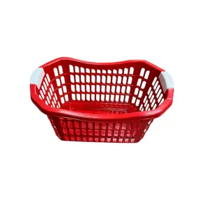 Cos Rufe uscate cu manere 60 Cm, Rosu