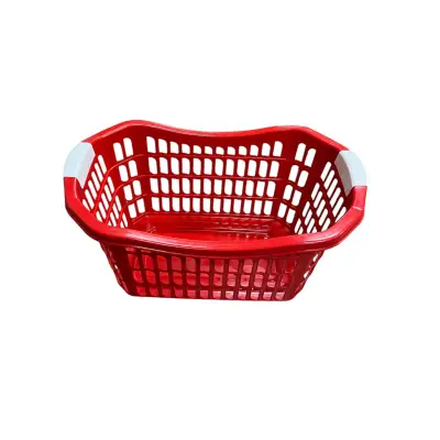 Cos Rufe uscate cu manere 60 Cm, Rosu