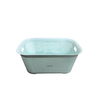 Cos Rufe uscate cu manere Perlat 50L, Turcoaz