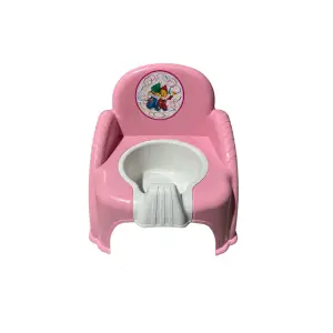 Olita tip scaunel, bebelusi, roz, baza detasabila 28 x 25 x 30 cm