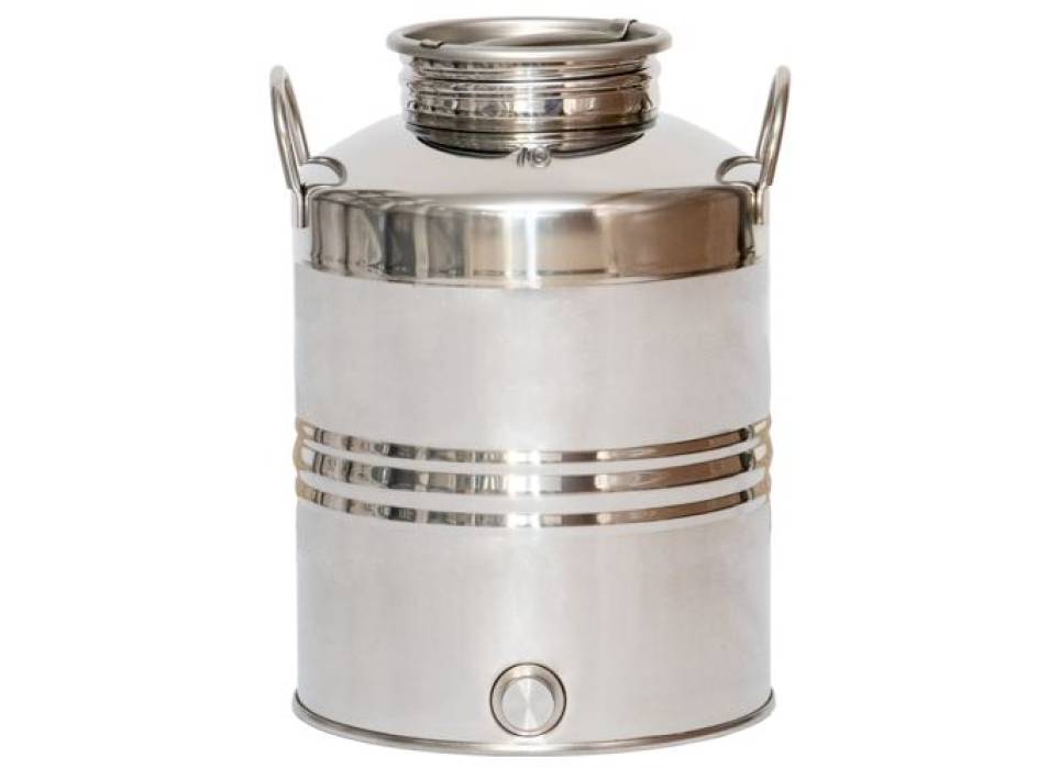 Bidon, butoi cu manere, inox alimentar, 15l