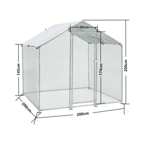Cotet, tarc pentru gaini 2x2x2m