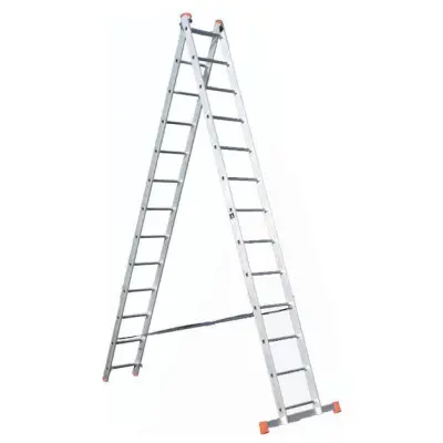 Scara aluminiu (rezistena) 2 x 7 trepte