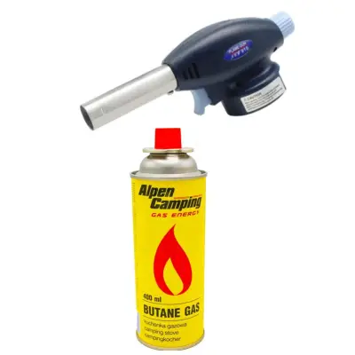 Butelie gaz spray Alpen Camping 400ml si cap arzator