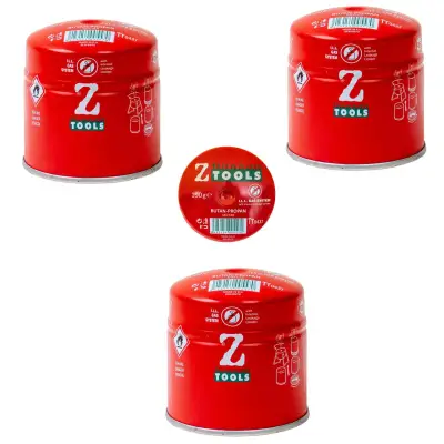 Butelie gaz mica, 190gr x 3 buc