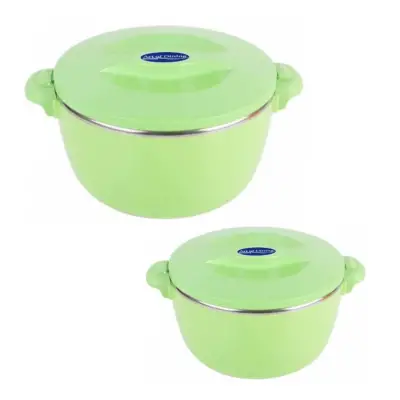 Set caserola termica inox 6 litri si 8 litri, Heinner interior din inox