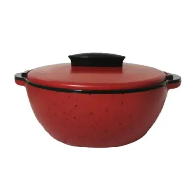 Caserola termica 1.6 litri (termoizolanta) cu capac rosie