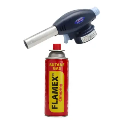 Butelie gaz spray 227g si cap arzator, Flamex