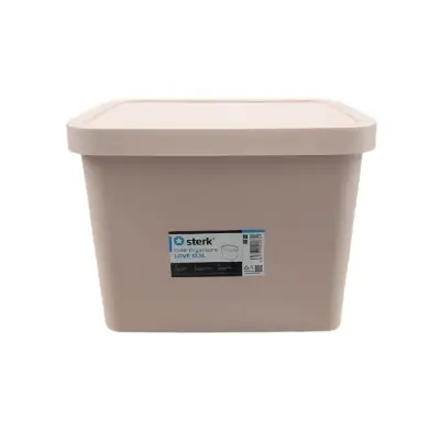 Cutie organizare/ depozitare cu capac 12.5L, Roz