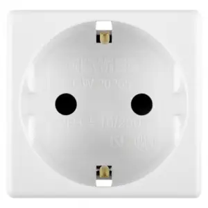 Priza modulara standard, Gewiss , alb - 2 module