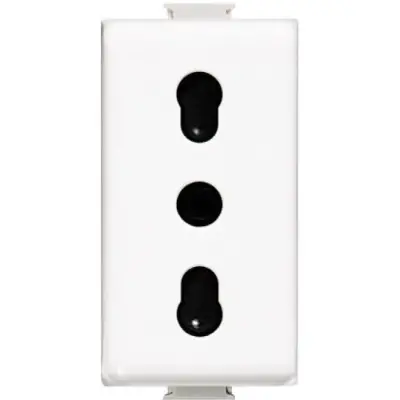 Priza simpla, alb bticino AM5180 - 1 modul