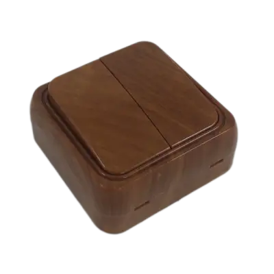 Intrerupator dublu, Comutator Mini Mahon - montaj aparent