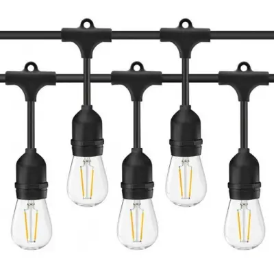 Ghirlanda luminoasa cu pendule, interconectabil, E27, IP65, 10m