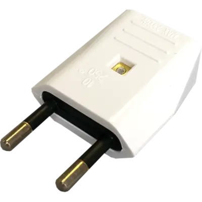 Stecher Plat plastic Alb 10A 