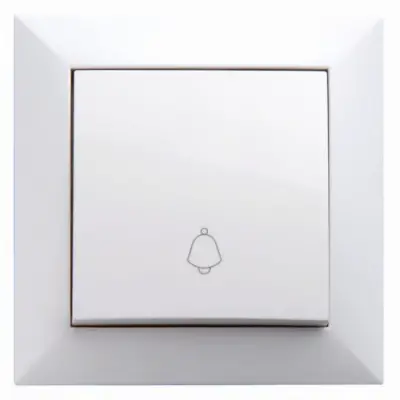 Intrerupator Revenire Alb Spin Top