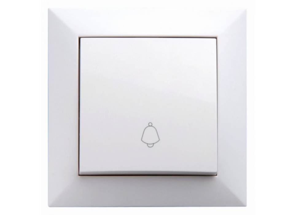 Intrerupator Revenire Alb Spin Top