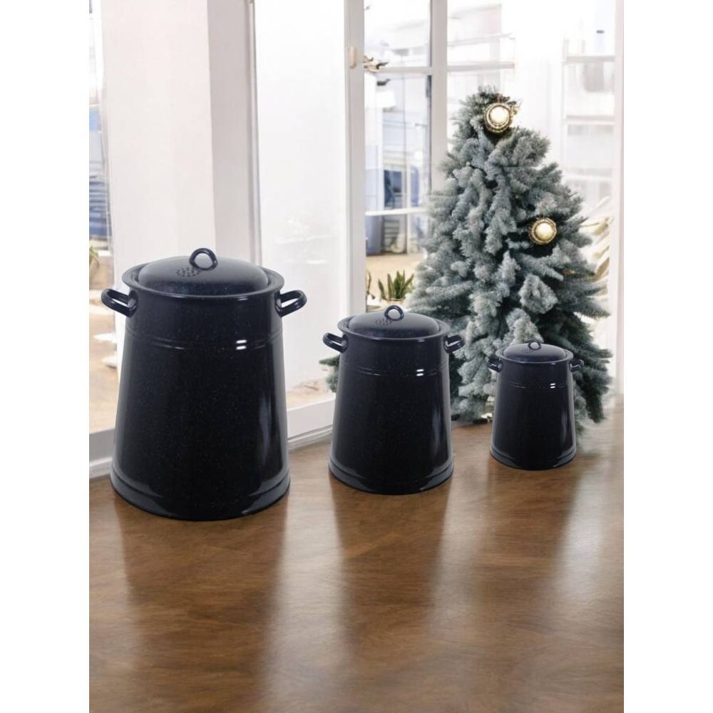 Set 2 bucati garnita emailata 10 si 20 L Set 2 bucati garnita emailata 10 si 20 L