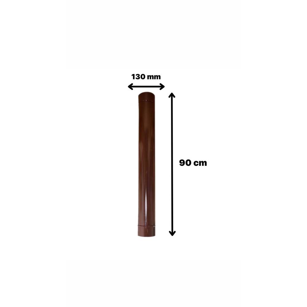 Burlan tabla emailata, evacuare fum, D130 mm, L 90 cm Burlan tabla emailata, evacuare fum, D130 mm, L 90 cm