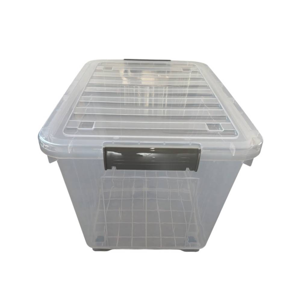 Cutie depozitare plastic cu capac si roti 44 litri, Tidy Cutie depozitare plastic cu capac si roti 44 litri, Tidy