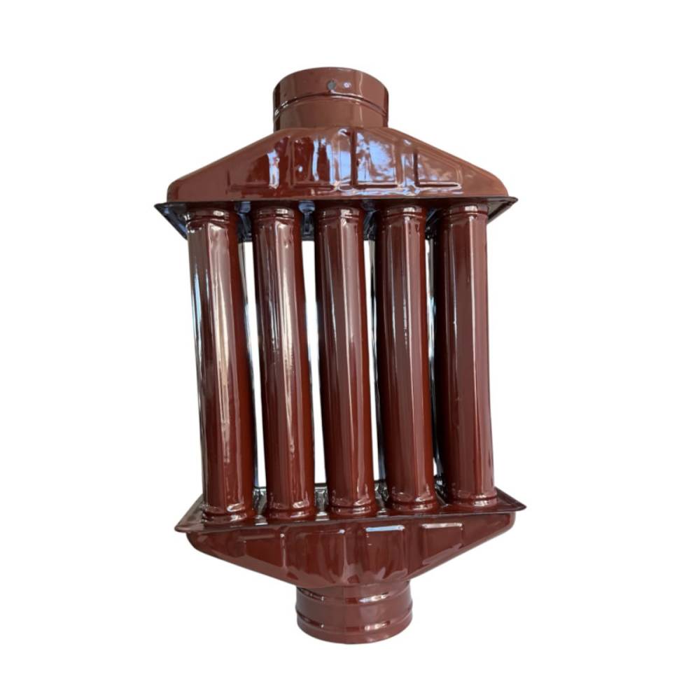 Recuperator caldura 120 mm, tabla emailata, maro Recuperator caldura 120 mm, tabla emailata, maro