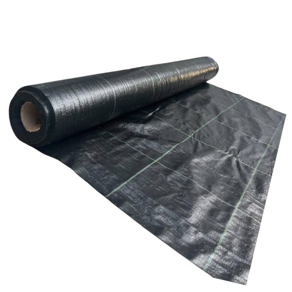 Agrotextil antiburuieni negru 1m latime, 30m L, 100g/mp Agrotextil antiburuieni negru 1m latime, 30m L, 100g/mp