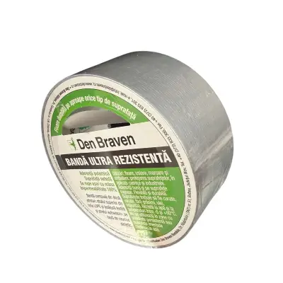 Banda de reparare 4.8 cm x 25 M (metri), argintie, Den Braven