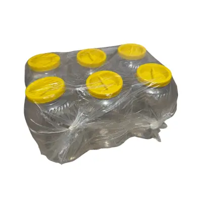 Borcane plastic 5L (borcane muraturi), set 6 bucati