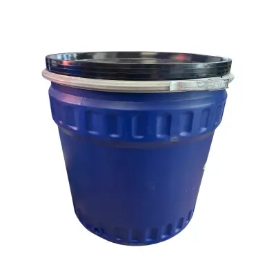 Bidon (butoi) 120 L (litri), cerc metalic, conic