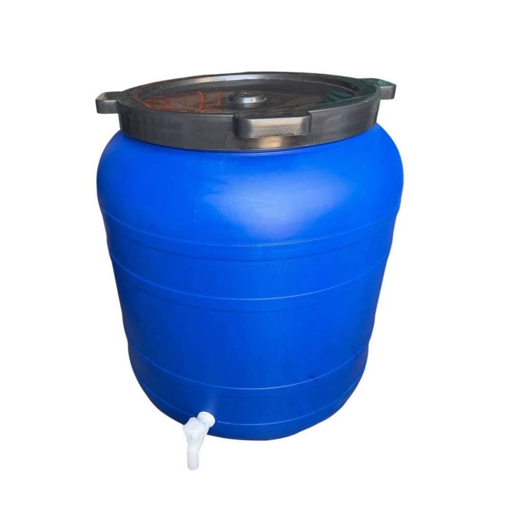 Butoi plastic 150 litri (bidon) cu robinet Butoi plastic 150 litri (bidon) cu robinet