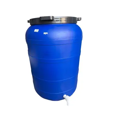 Butoi plastic 200 litri (bidon) cu robinet