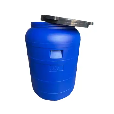 Butoi plastic 200 litri (bidon) cu capac