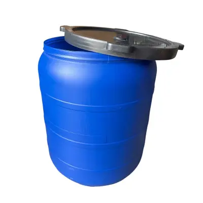 Butoi plastic 350 litri (bidon) cu capac