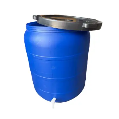 Butoi plastic 350 litri (bidon) cu robinet