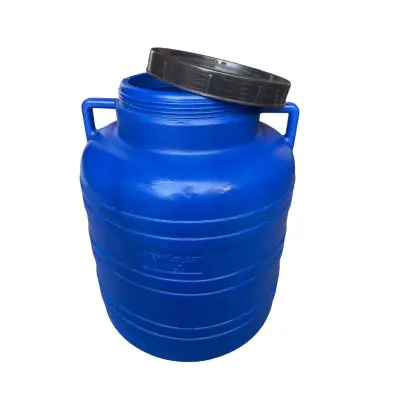 Butoi plastic 40 litri (bidon) cu capac