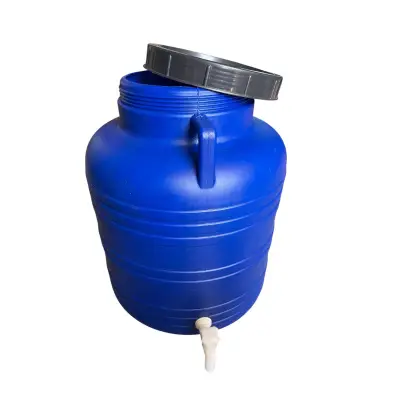 Butoi plastic 60 litri (bidon) cu robinet