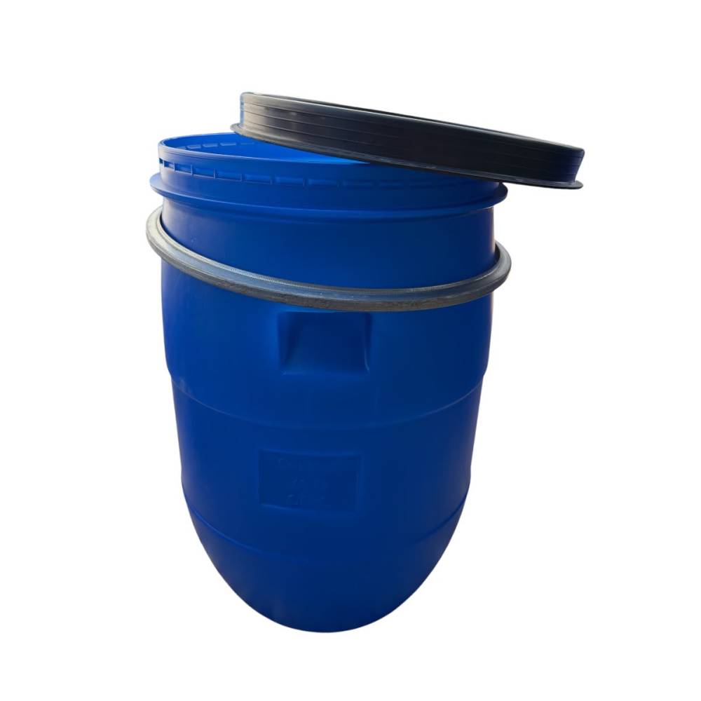 Butoi plastic 60 litri (bidon) cu cerc metalic Butoi plastic 60 litri (bidon) cu cerc metalic