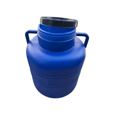 Butoi plastic 80 litri (bidon) cu capac