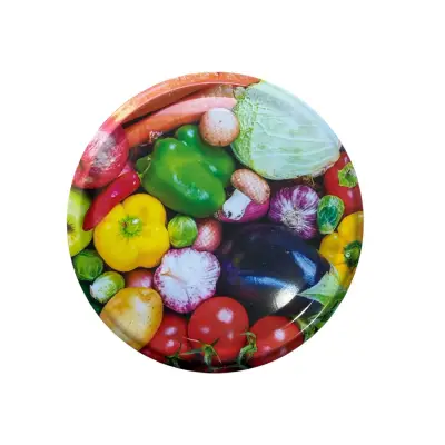 Capac borcan 100 mm, pentru borcane mari (model legume)