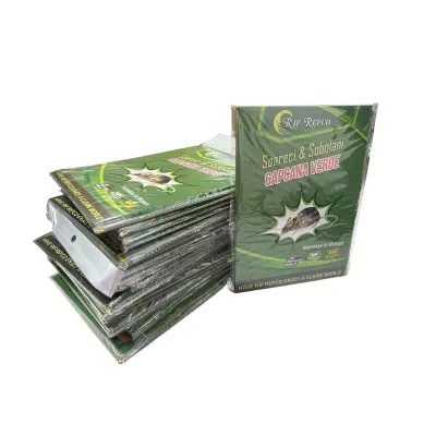 Set 30 x capcana soareci cu lipici pe carton, tip carte