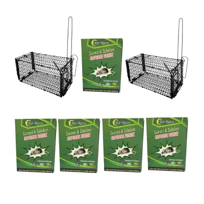 Set 5 x capcane soareci si 2 curse de soareci