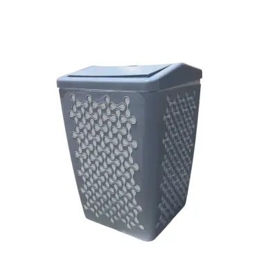 Pubela gunoi (cos) Evo 12 litri, albastru, cu capac