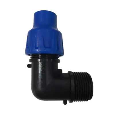 Cot cu piulita pentru tub irigare 16mm x 1/2, filet exterior