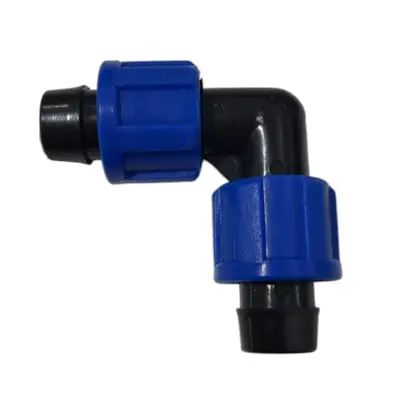 Cot pentru tub de picurare 16mm cu piulita, Poelsan