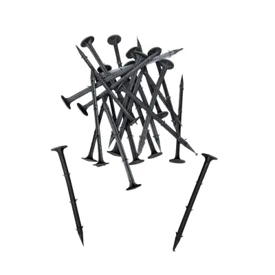 Cuie fixare folie agrotextil, set 50 bucati, 20 cm, din plastic