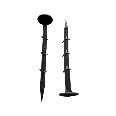 Cuie fixare folie agrotextil 15 cm, model tepusa, din plastic